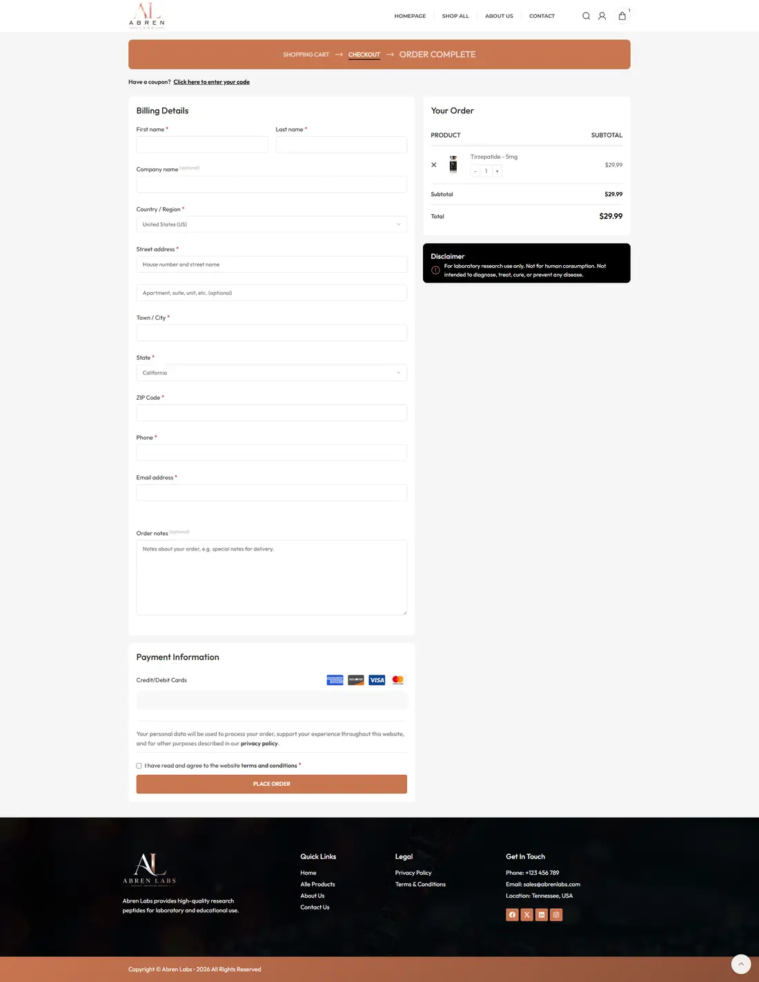 Alenlabs — Page 2 page design