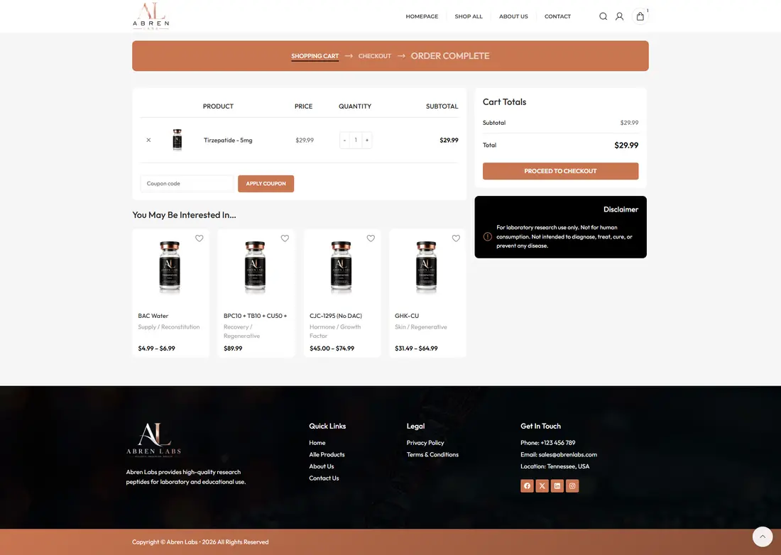 Alenlabs — Page 3 page design