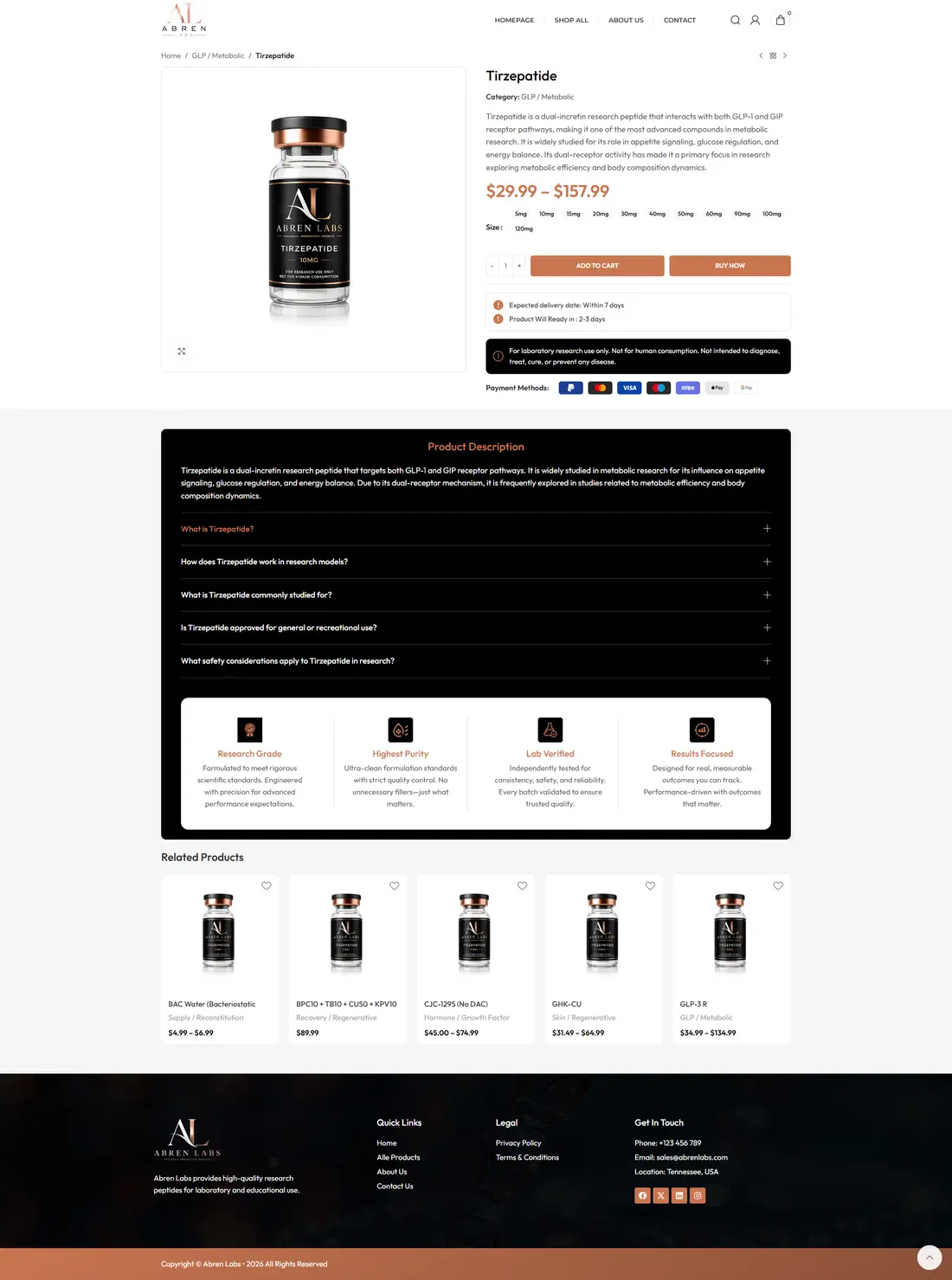 Alenlabs — Page 4 page design