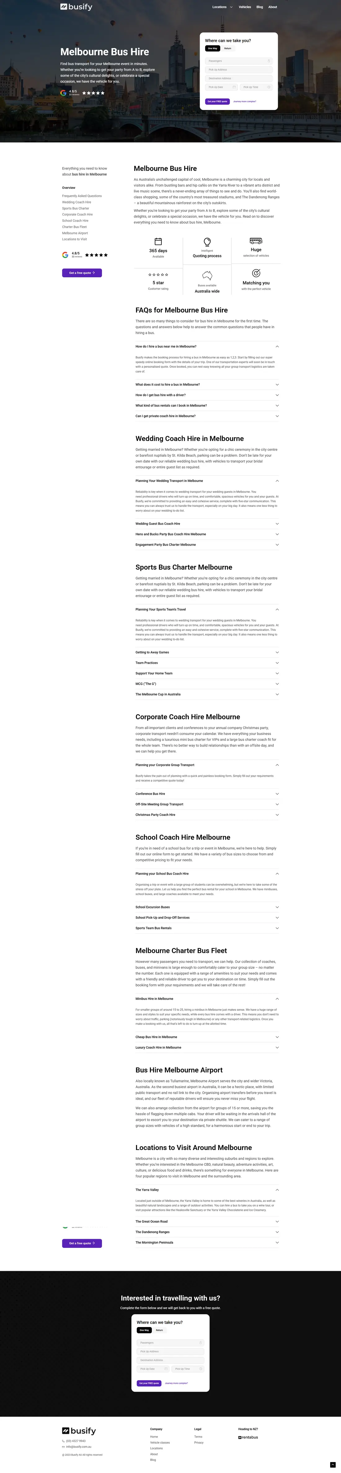 Busify — Page 2 page design
