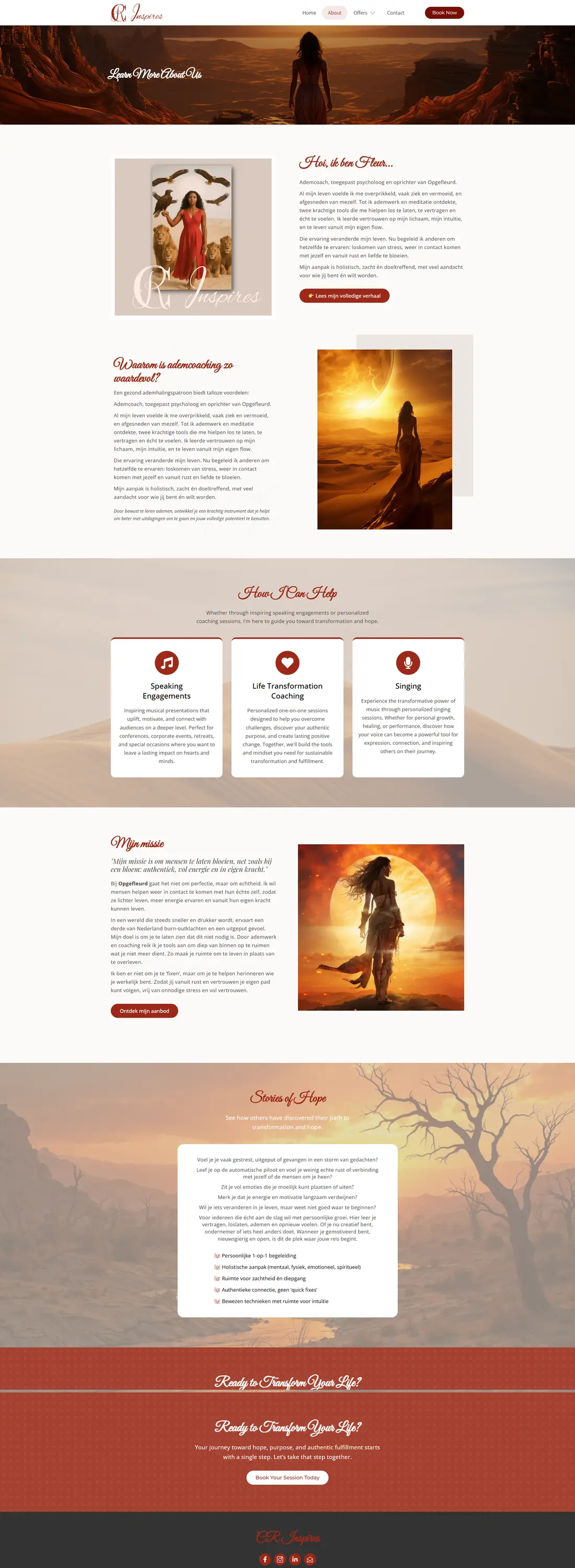CR Inspires — Page 3 page design