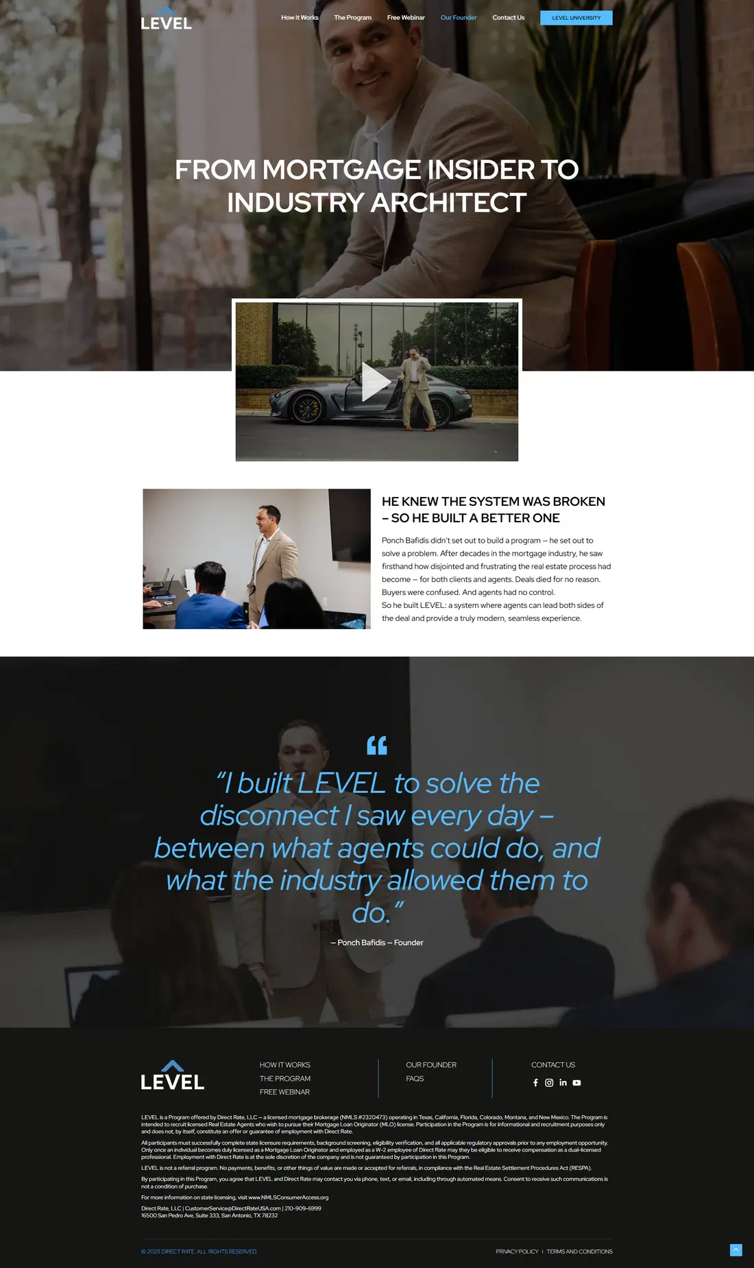 Level — Page 2 page design