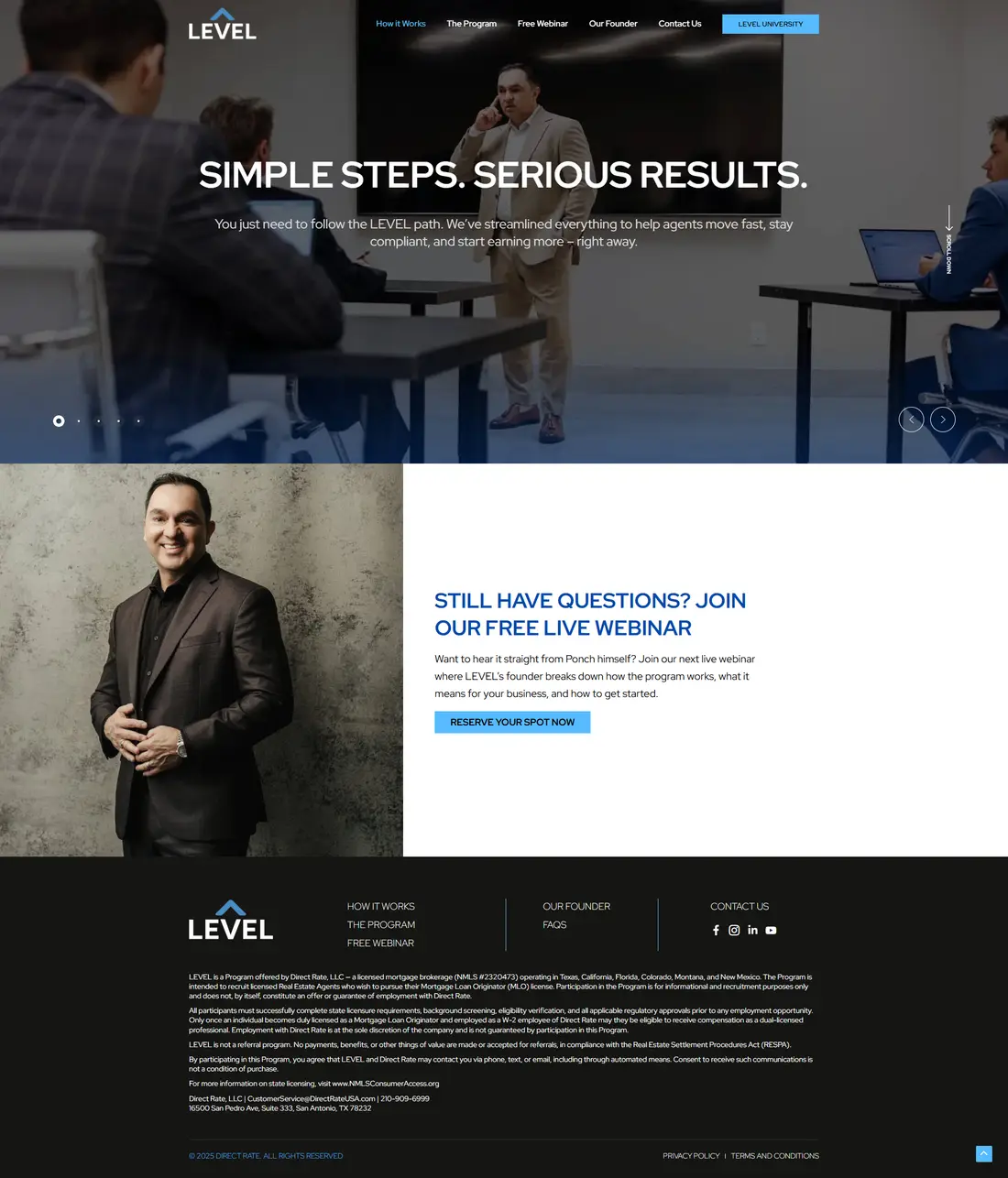 Level — Page 5 page design