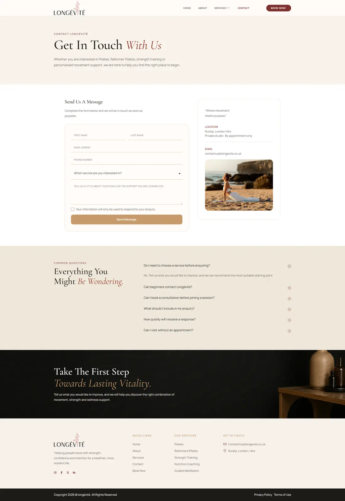 Longévité — Page 2 page design