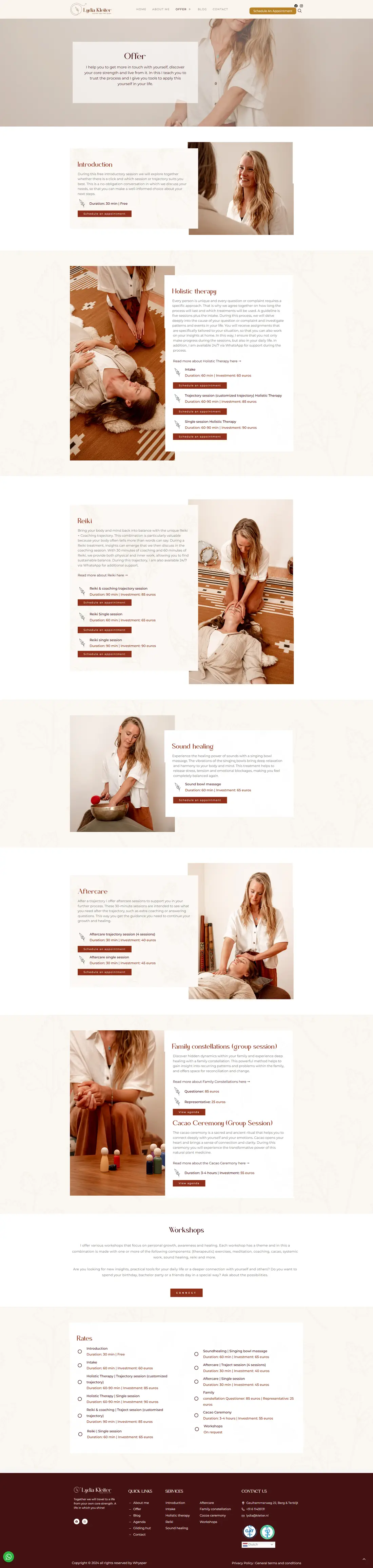Lydia Kleiter — Insight for Life — Page 2 page design