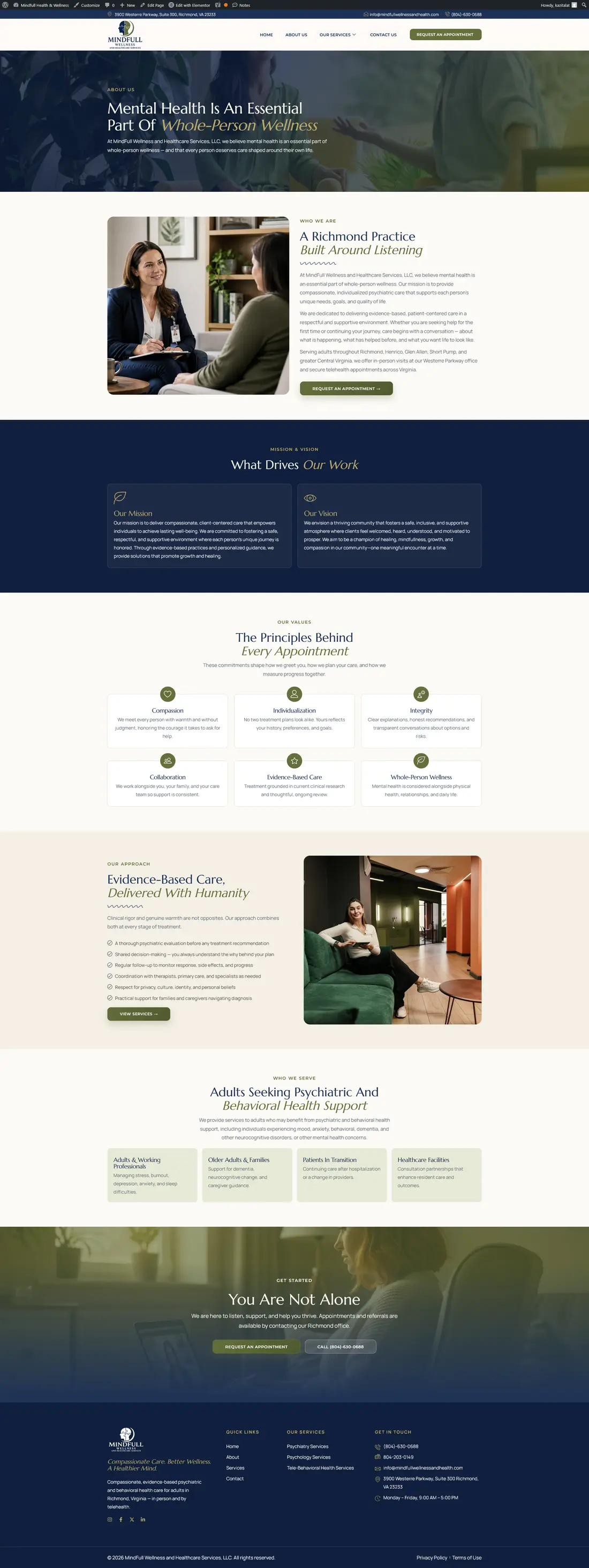 MindFull Wellness — Page 3 page design