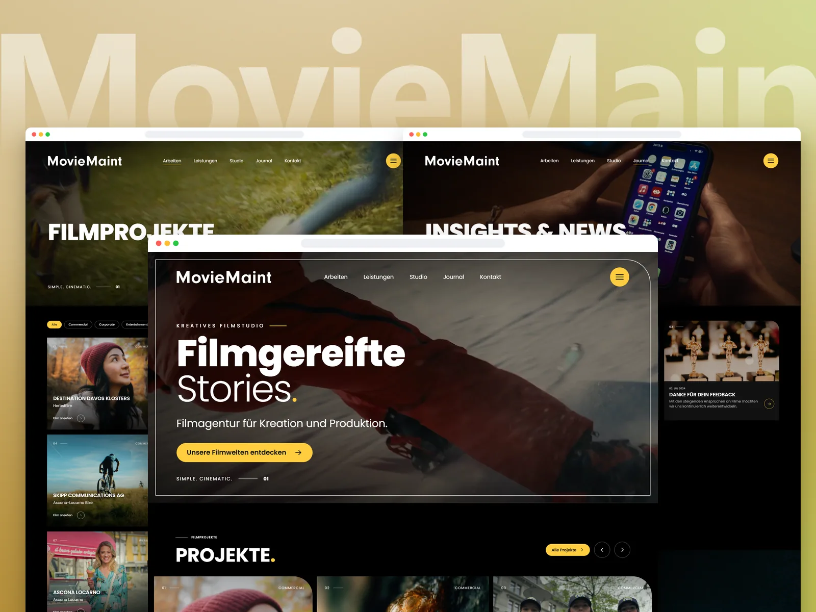 Agency Website designed by Kazi Talat, shown on laptop and phone