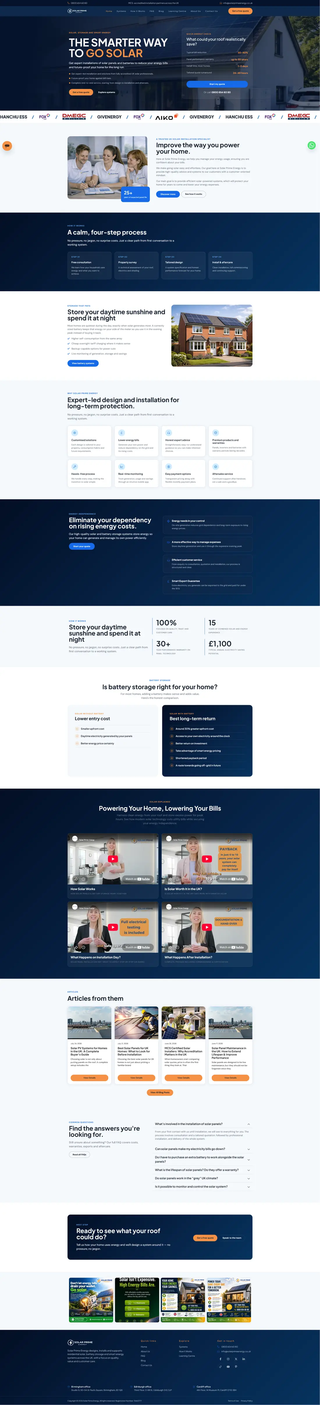 SolarPrime — Page 5 page design