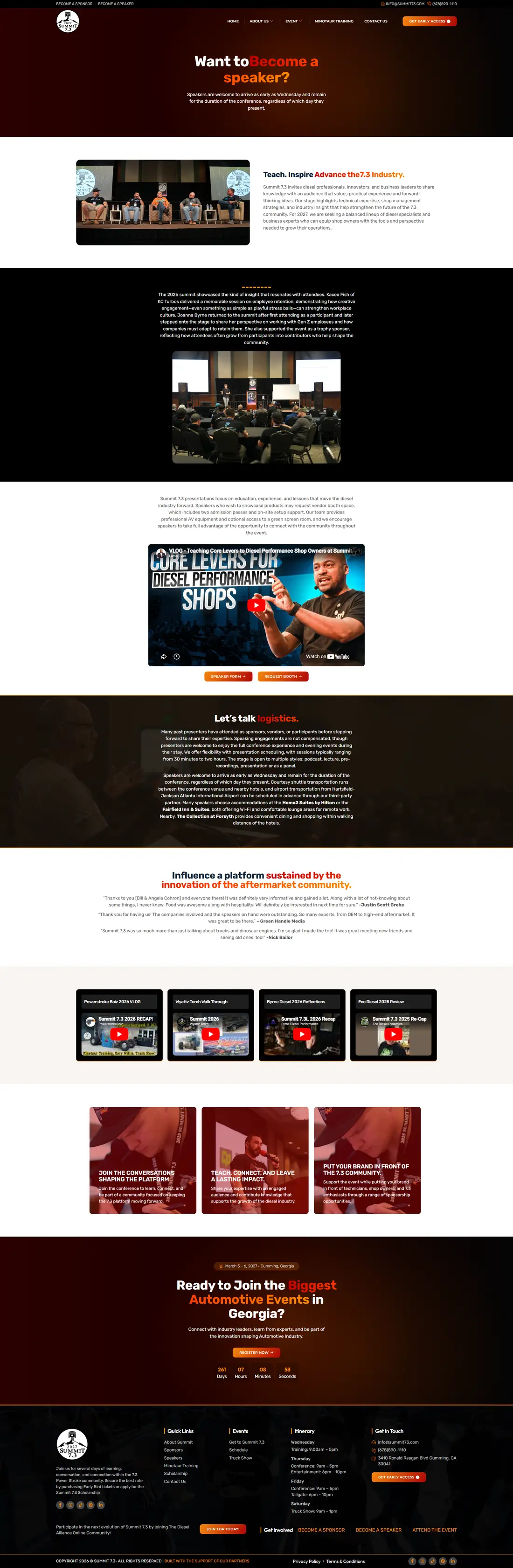 Summit 7.3 — Page 2 page design