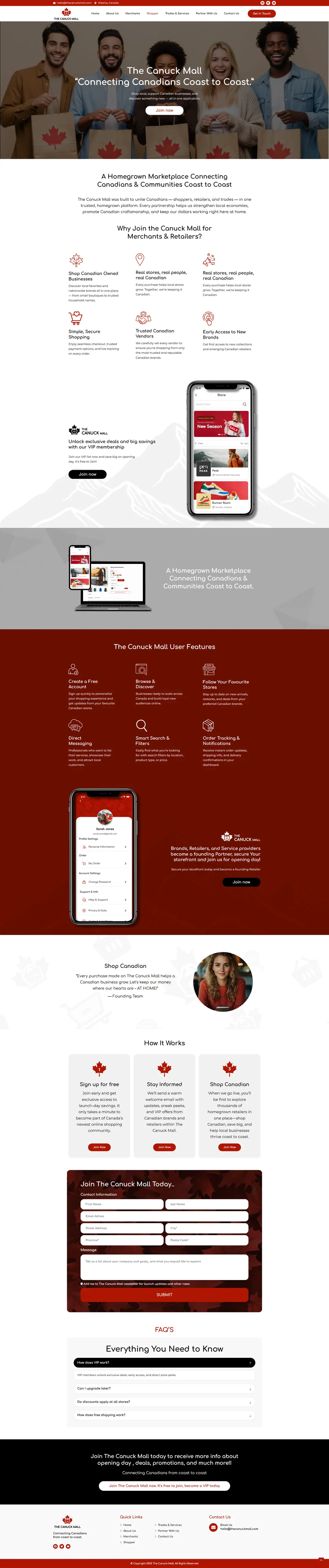 The Canuck Mall — Page 5 page design